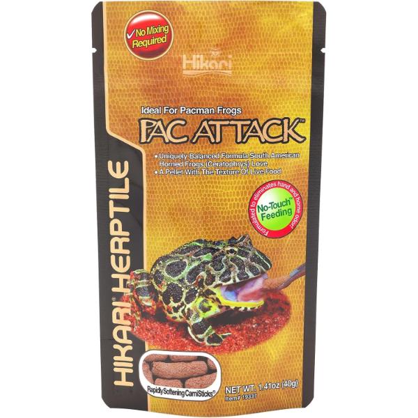Hikari Pac Attack Food For Pacman Frogs, 1.41oz (40g)