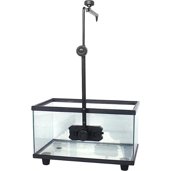 Reptile Lamp Stand Adjustable Metal Heat Lamp Stand and Light Dome Support Fixture for Terrarium