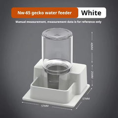 NW-65 Gecko Water Feeder Dish – Small & Large (Black / White)