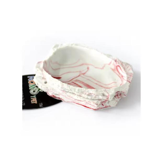 Nomoypet Reptile Feeding Bowl NS-65 – Non-Toxic Resin Food & Water Dish for Reptiles