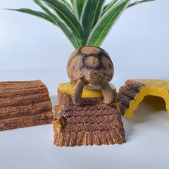 NOMOY Turtle Basking Climbing Platform Hiding Cave