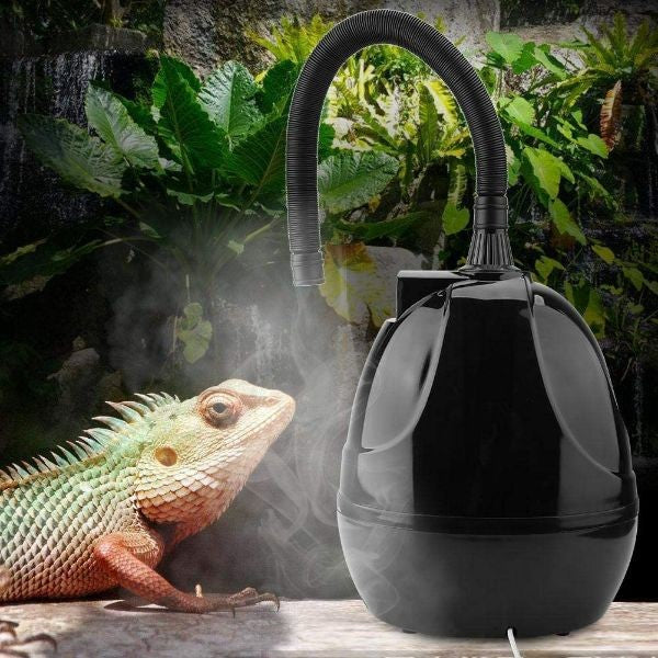 Nomoypet Reptile Fogger Humidifier, 2L 220 V Amphibians Dry Run Protection with 40-150 cm Stretchy Hose