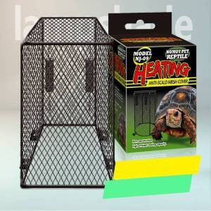 Reptile Anti-Scald Lamp Mesh Cover Square Heating Lampshade