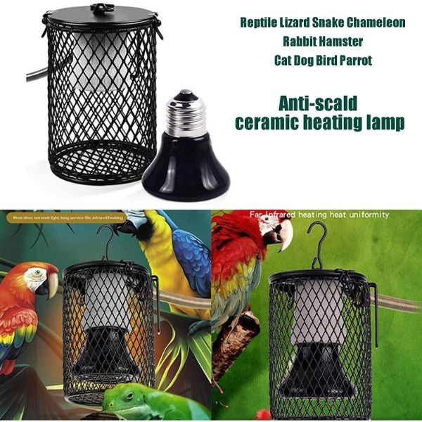 Winter Heating Reptile Heat Lamp Cover