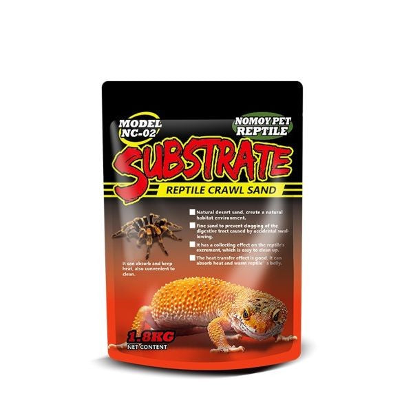 Nomoy Reptile Natural Crawl Sand Red, White & Yellow 1.8KG