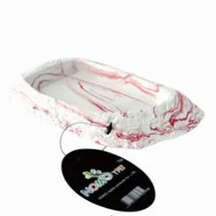 Environmental Resin Bowl Pink Lines 18x8.5x2cm