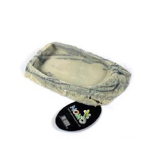 Environmental Protection Reptile Water and Food Bowl Feeder 18x8.5x2cm